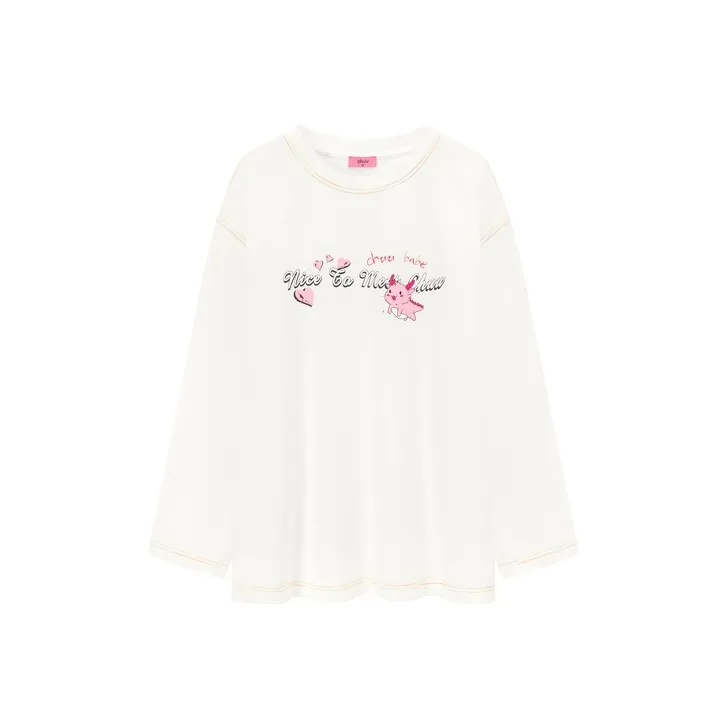 CHUU New Year's Cartoon Dragon Series T Shirts Women's-0