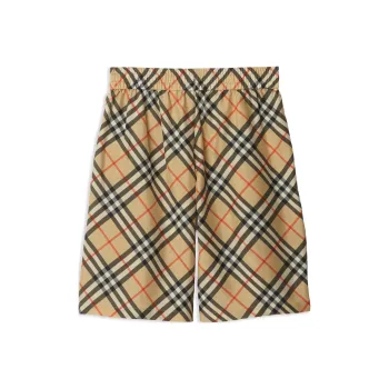 Burberry Vintage Check Silk Shorts