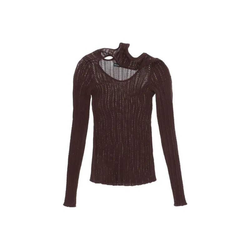 Y/Project Knitted Key-Hole Slim Fit Top-0