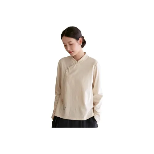 JIXIANGYUER T Shirt Women's Fish Belly White
