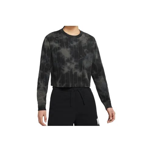 JORDAN Crop Tops Women's Black