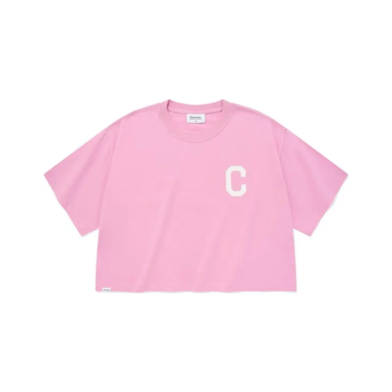 COVERNAT Crop Tops Women's Pink-0