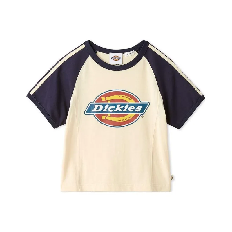 Dickies x Lily Brown Raglan Sleeve T Shirt Women's Cream-0