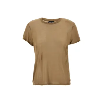 TOM FORD Logo Plaque Crewneck T Shirt