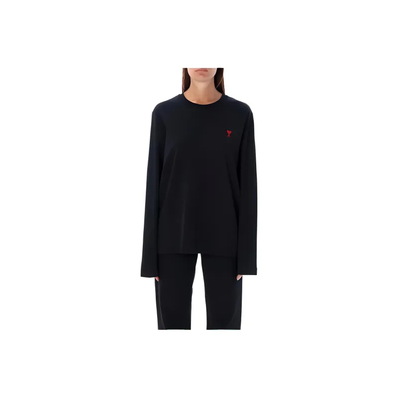 AMIPARIS Long Sleeve T Shirt 'Black'-0