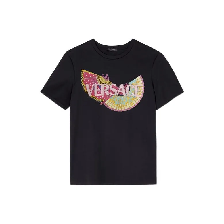 VERSACE T Shirts Women's Black-0