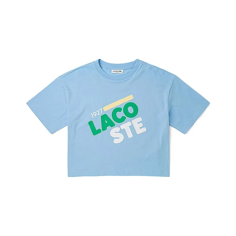 LACOSTE SS22 T Shirt Women's Blue-0
