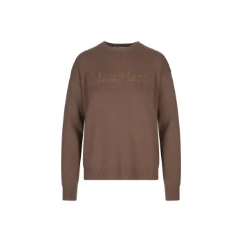 MaxMara Logo Embellished Crewneck Jumper