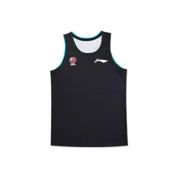 LiNing CBA Collection Basketball Jersey Men's Black Gray