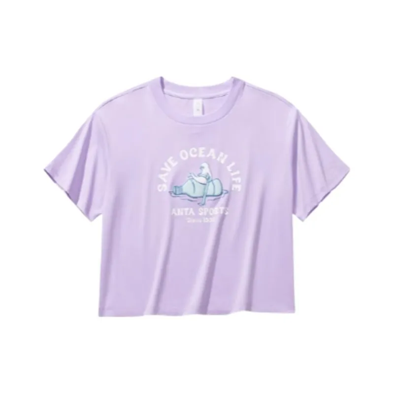 CHAOJIANTA T Shirt Women's Light Dusty Purple-0
