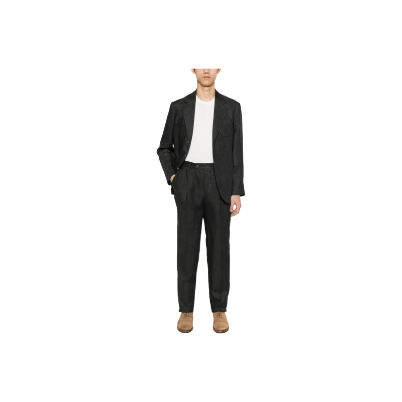 Brunello Cucinelli Mélange Single breasted Suit-0