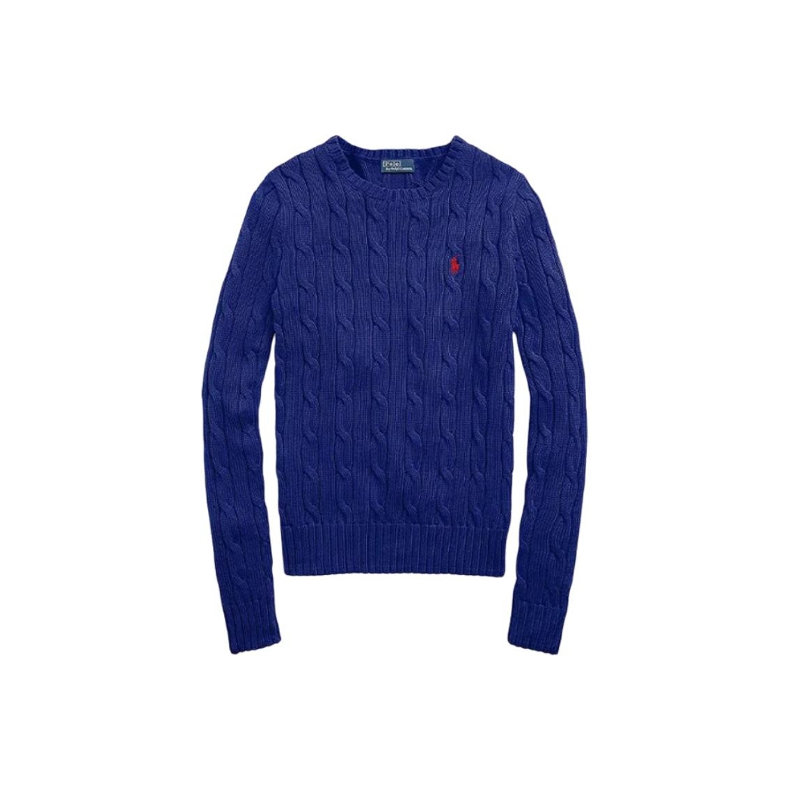 Polo Ralph Lauren Logo-embroidered Cable-knit Sweatshirt