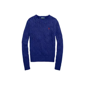 Polo Ralph Lauren Logo embroidered Cable knit Sweatshirt