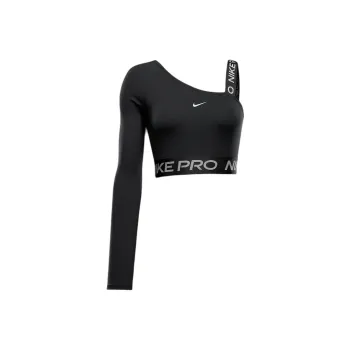 Nike Pro Shine Women's Dri-FIT Asymmetrical Cropped Top