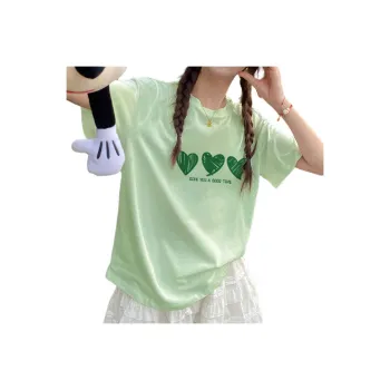 Weixi T-Shirt Women's Light Pea Green