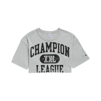 Champion Crop Tops Women's Gray