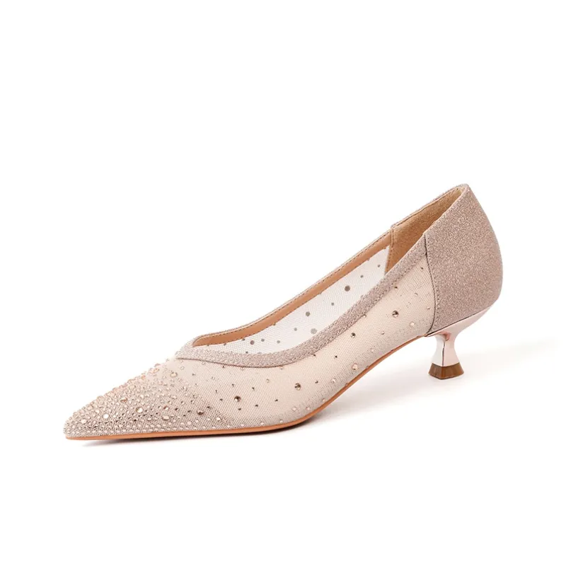 DAPHNE Slim Heel High Heels 4CM Women's-0