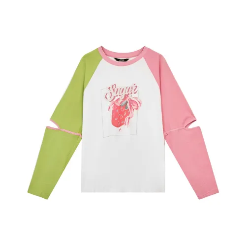 ELF SACK T Shirt Women's Soft Pink Green