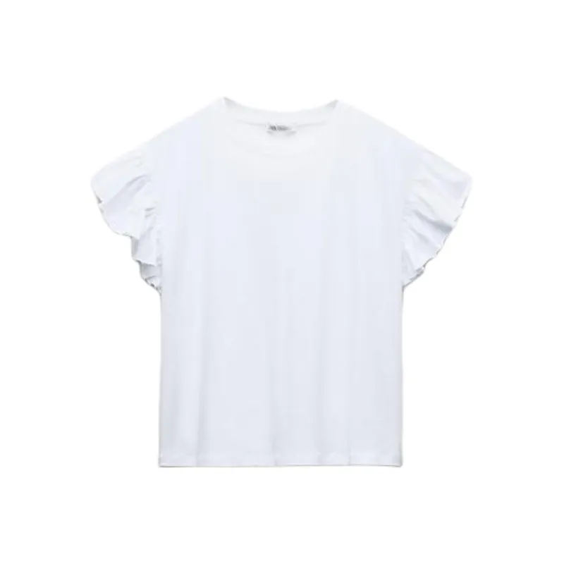 ZARA T Shirts Women's White-0
