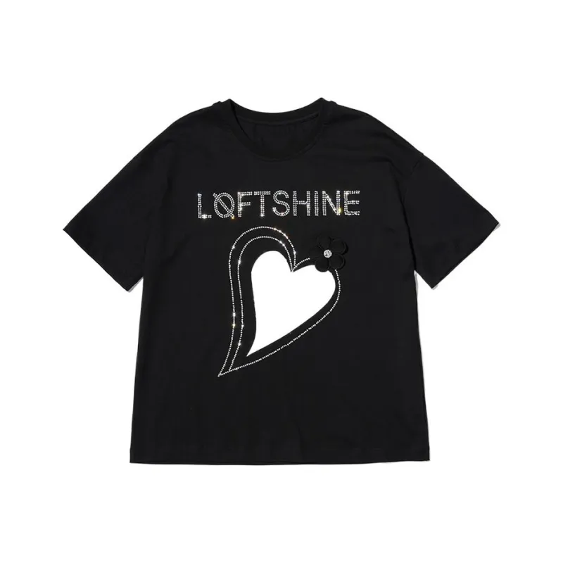 LOFT SHINE SS22 T Shirt Women's Black-0
