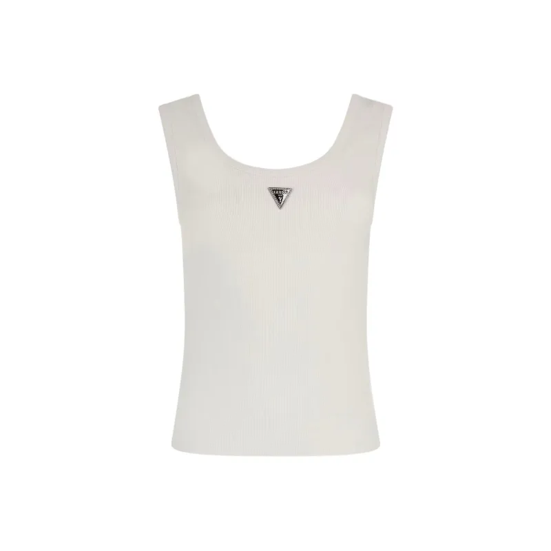 GUESS Tank Tops Women's White-0