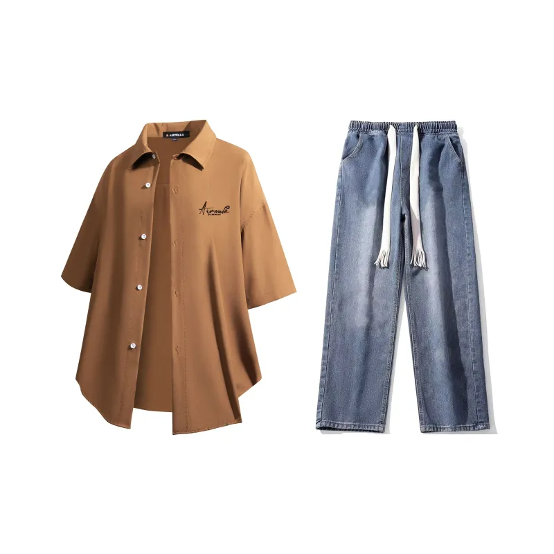 Airwalk Shirt Matching Set Unisex-38