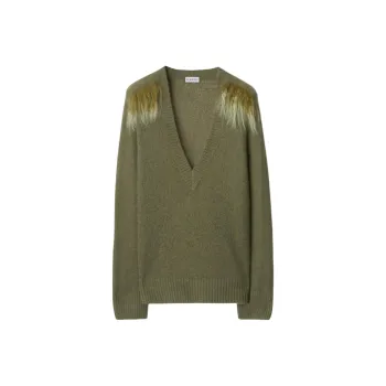 Burberry FW24 Sweater Women's Dark Green