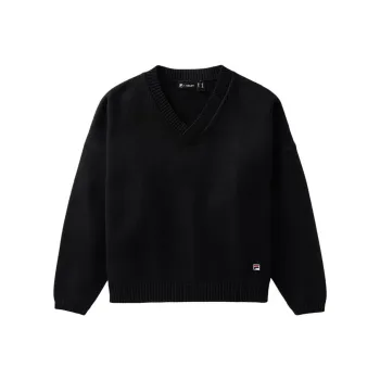 FILA x Hailey Athletics Drop Shoulder Sleeve T Shirt Women's Black