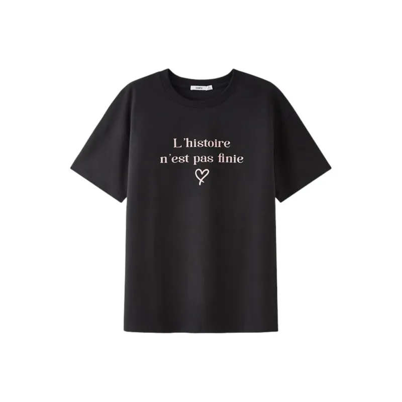 Three Blessings T Shirt Women's Black-0