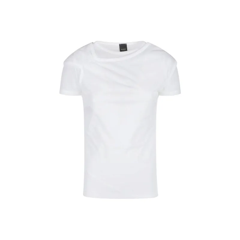 PINKO Layered Ruched T Shirt-0