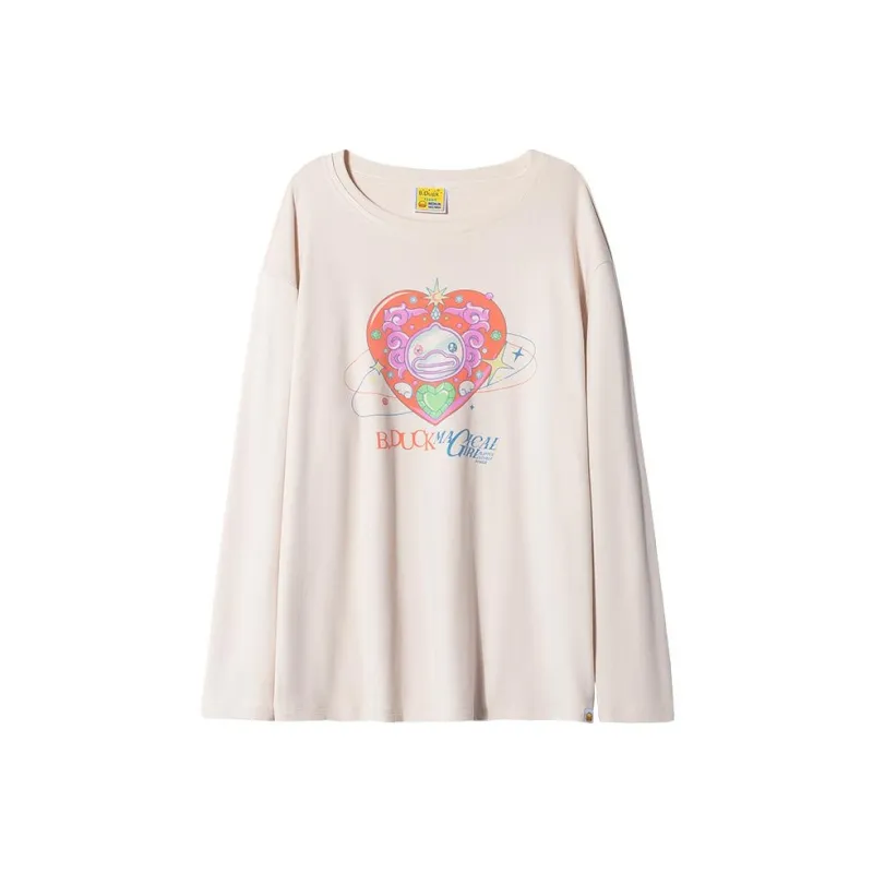 B.Duck T Shirts Women's White-0