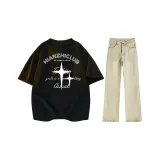 Black+Yellow Mud Jeans