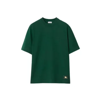 Burberry Logo Patch Crewneck T Shirt