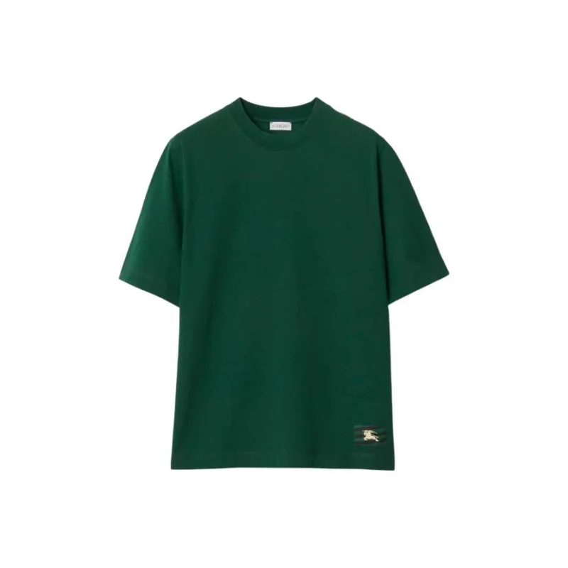 Burberry Logo Patch Crewneck T Shirt-0