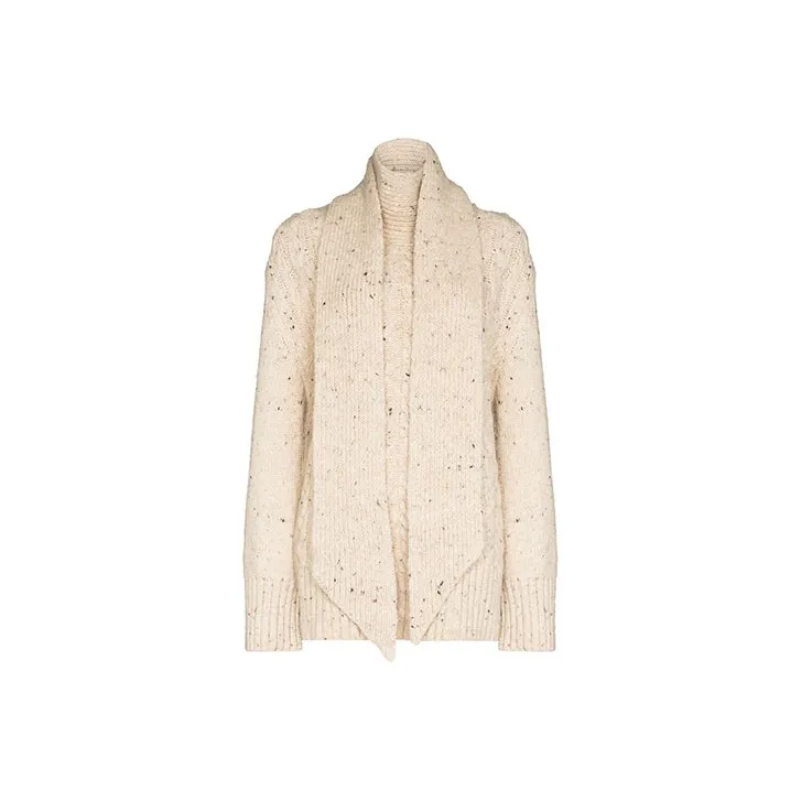 GANNI Cable Knit Sweater 'Vanilla Ice'-0