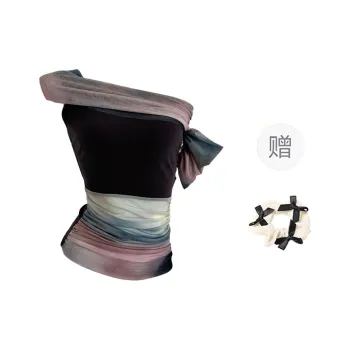 TORIGHT T Shirt Women's Image Color+Bowknot Hair Tie Comes With