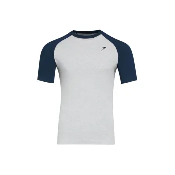 GYMSHARK Workout Clothing Men's Light Gray