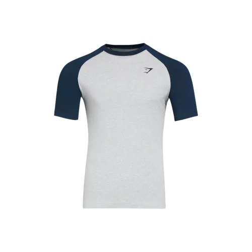 GYMSHARK Workout Clothing Men's Light Gray
