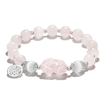 Fan Xing As Season Glass Cat Eye Jade Bracelets Unisex