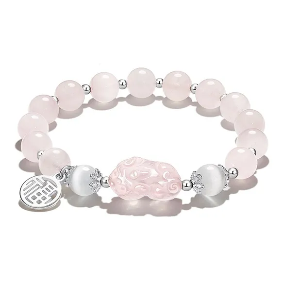 Fan Xing As Season Glass Cat Eye Jade Bracelets Unisex-0