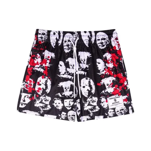 BKCXZICE Sports Shorts Unisex Portrait Blood Drop