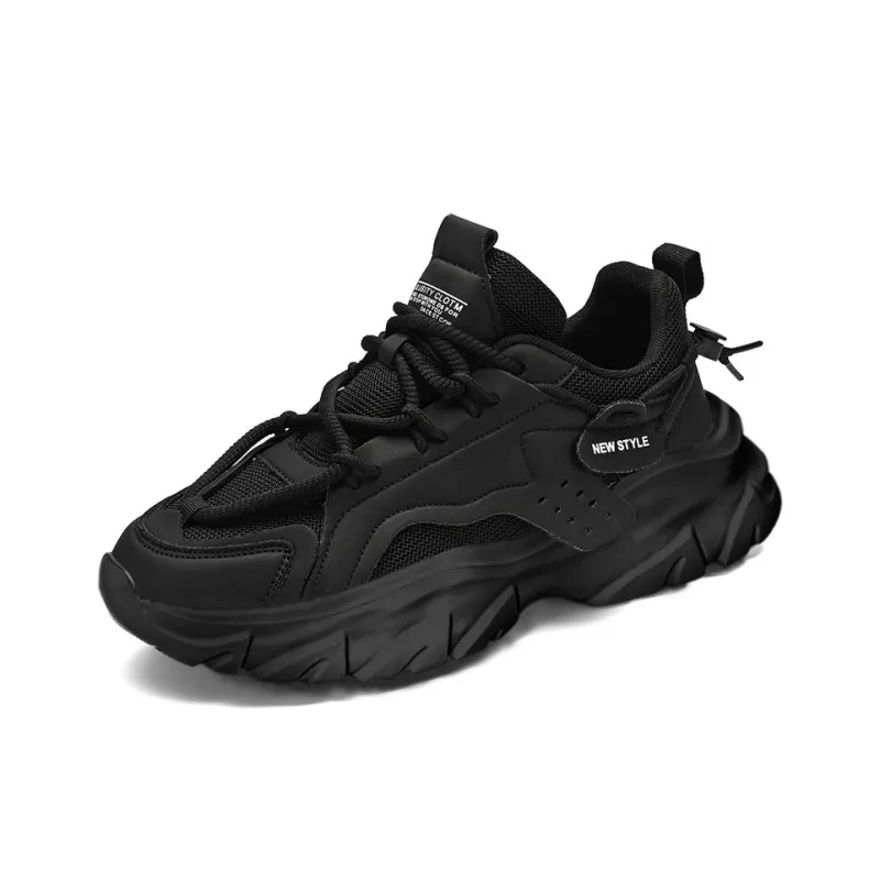 OFFER AITR Cushioning Slip Resistant Height Increasing Low Top Chunky Sneakers Men's-1
