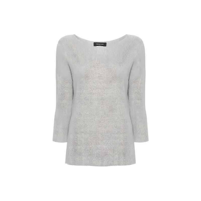 Fabiana Filippi Fisherman Knit Lurex Jumper-0