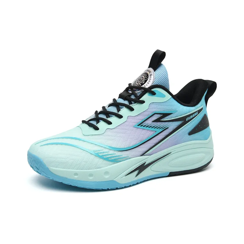 MUSNODO Shock Absorbers Slip Resistant Breathable Low Top Basketball Shoes Unisex-9
