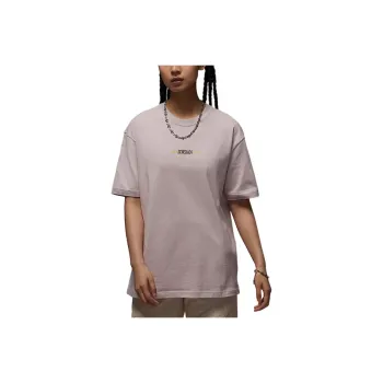 Jordan SS25 Drop Shoulder Sleeve T Shirt Women's Gray Purple