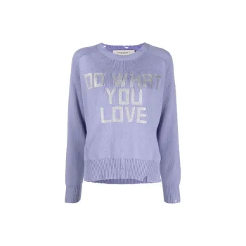Golden Goose Slogan print Cotton Jumper