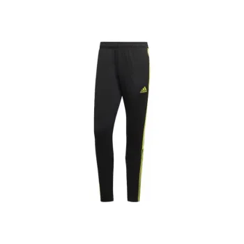Adidas Essential Soccer Bottoms Men's Black/team Semi-dissolved Yellow