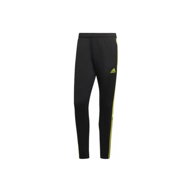 Adidas Essential Soccer Bottoms Men's Black/team Semi-dissolved Yellow-0