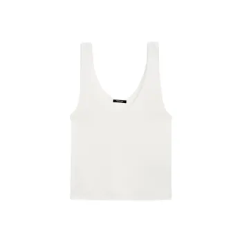 Massimo Dutti Tank Top Women's Ecru