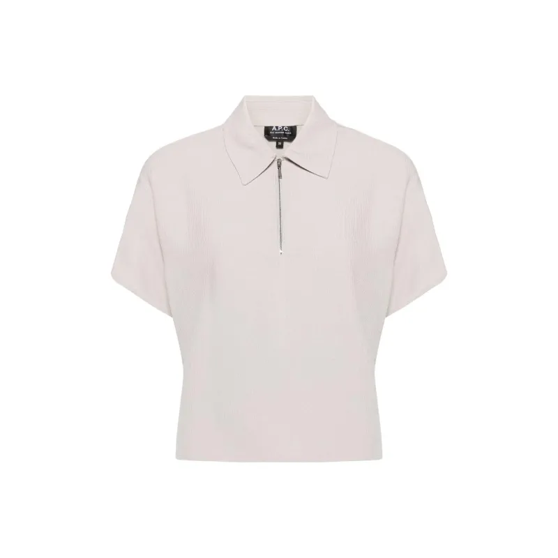 A.P.C Roxy Half zip Polo Top-0